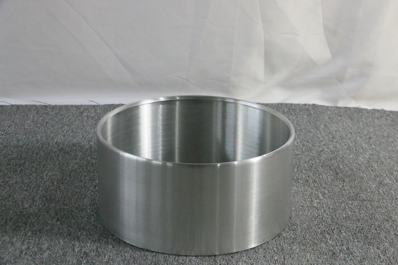 Pure aluminum snare drum shell